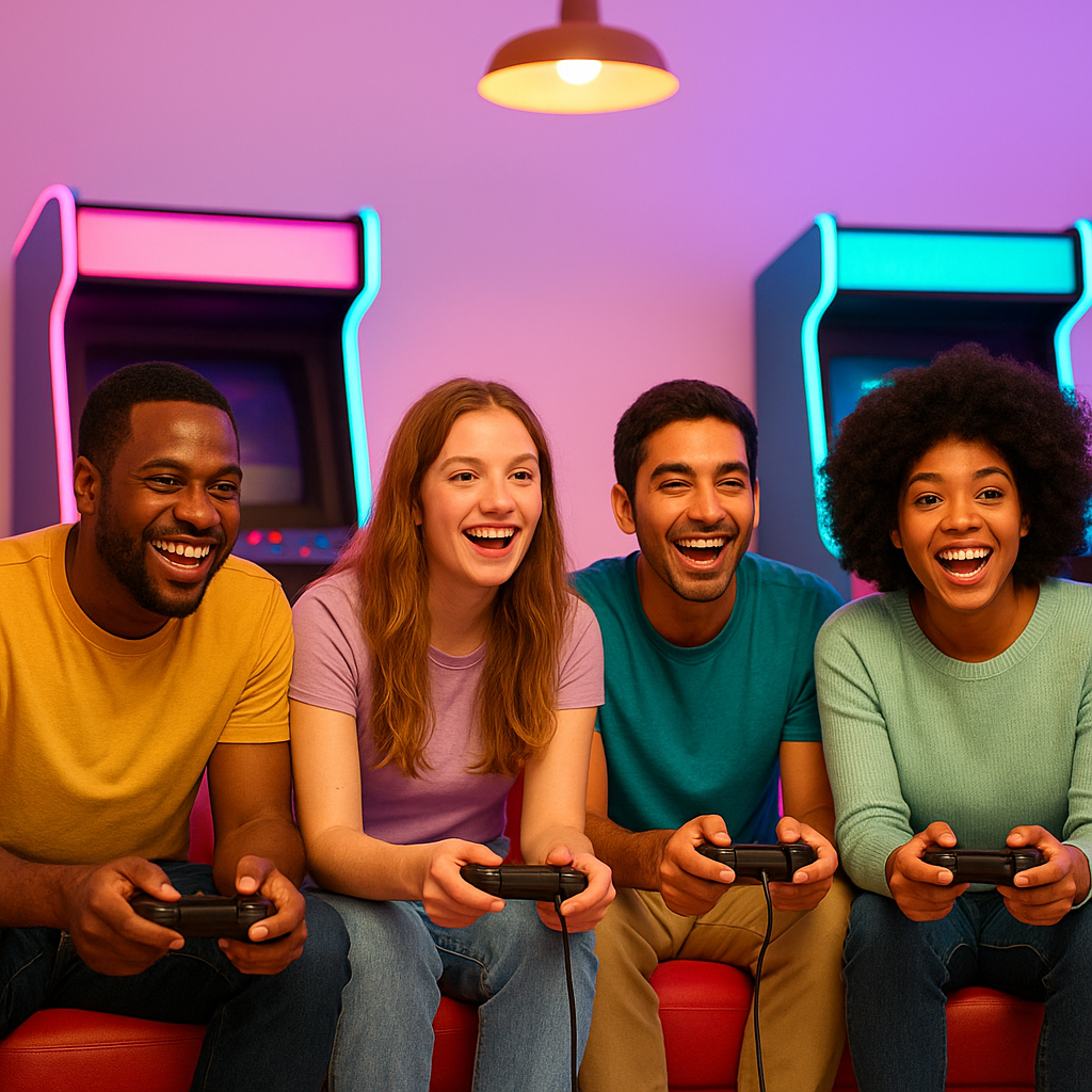 Players enjoying co-op session